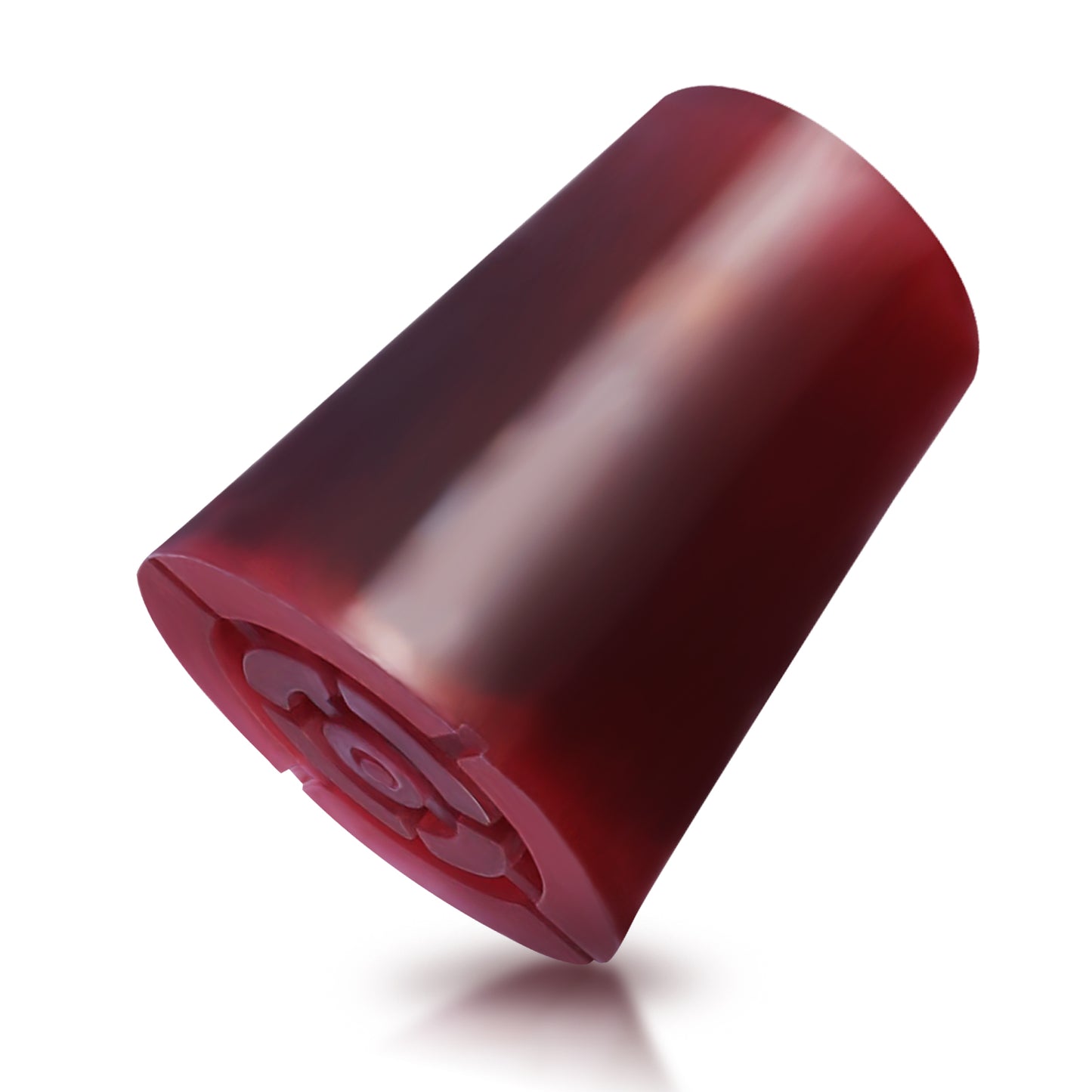 Vintage Red-Brown Rubber Cane Tips - 365-Day Wear-Through Free Replacement | Non-Slip Durable Replacement Tips | Fits All Standard Canes | Multiple Sizes Available