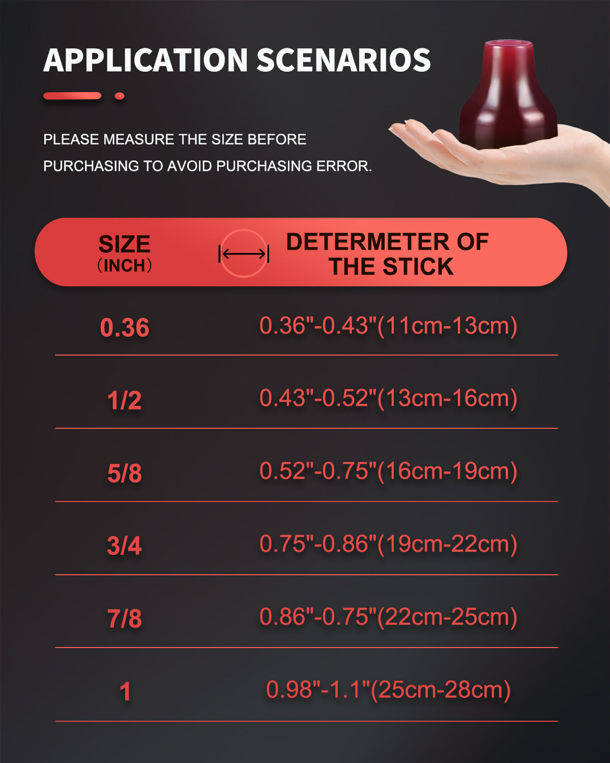 Wide Bottom & Heavy-Duty Cane Tips - 2-Year Free Replacement | Maximum Stability & Durability